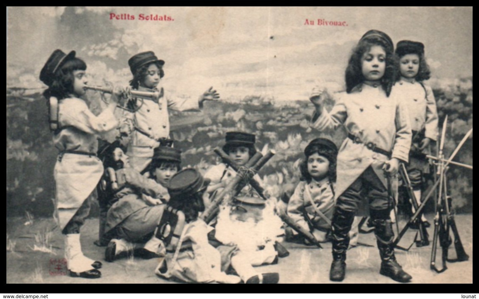 Enfants - Petits Soldats - Au Bivouac - Collezioni & Lotti