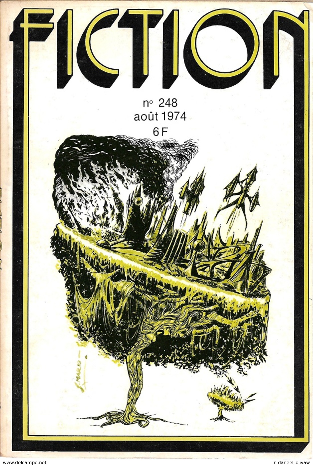 Fiction N° 248, Août 1974 (TBE) - Fictie