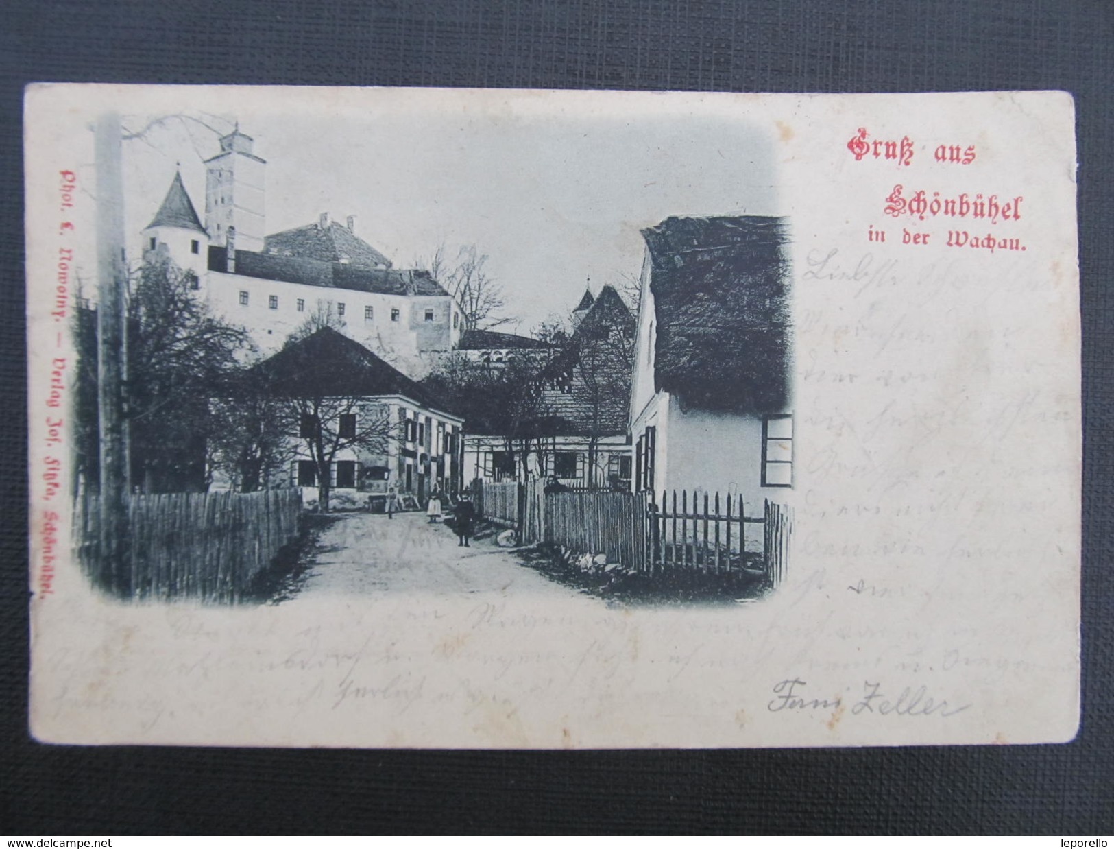 AK SCHÖNBÜHEL I.Wachau Aggsbach 1900 // D*24086 - Wachau