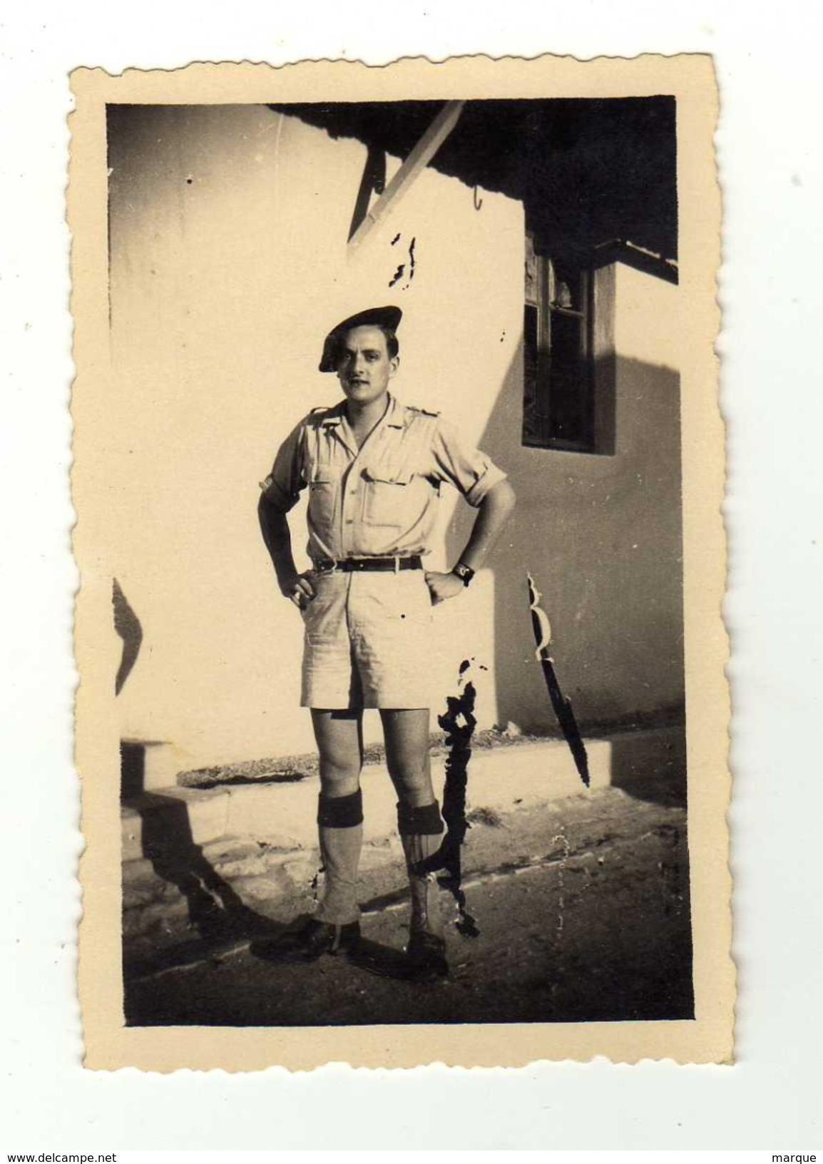 Photo Représentant Un Chasseur Alpin - Guerre, Militaire