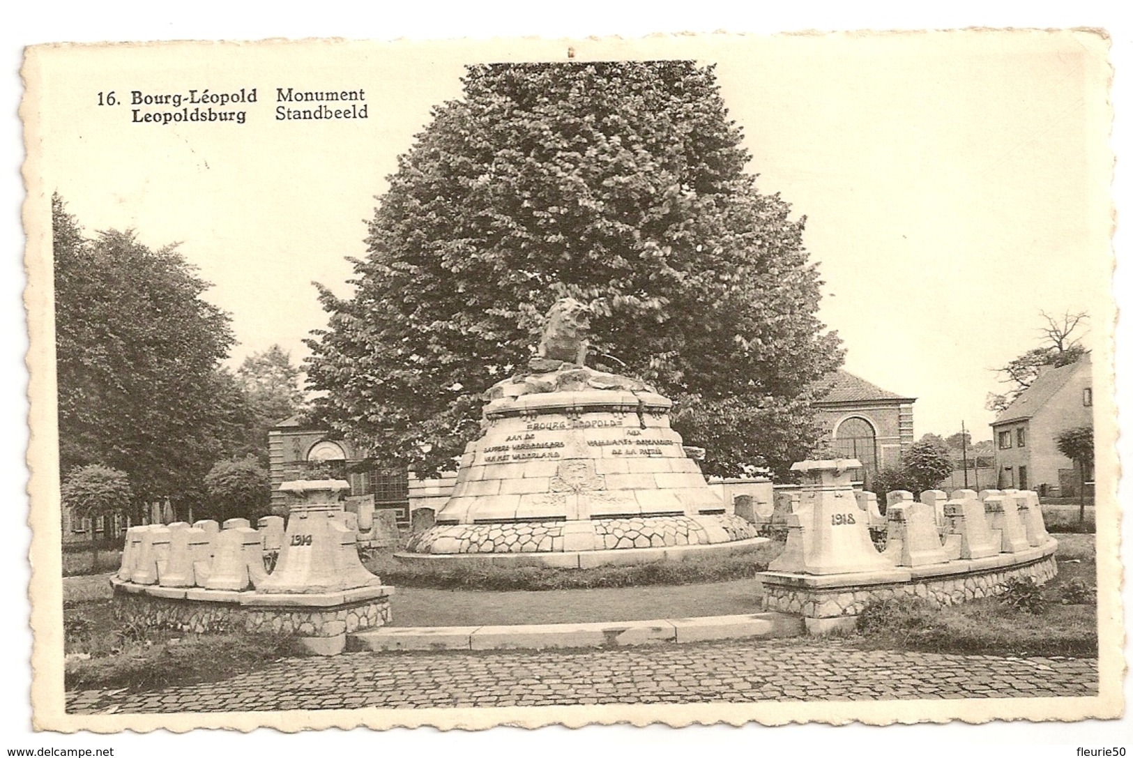 BOURG-LEOPOLD - Monument / LEOPOLDSBURG - Standbeeld. - Beringen