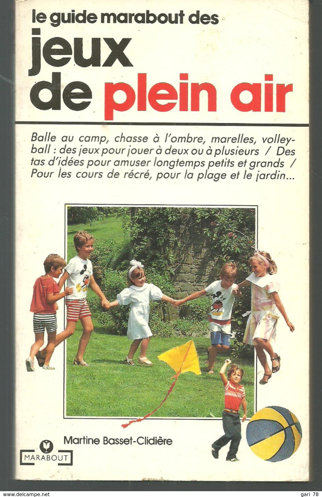 Le Guide Marabout Des Jeux De Plein Air - Palour Games