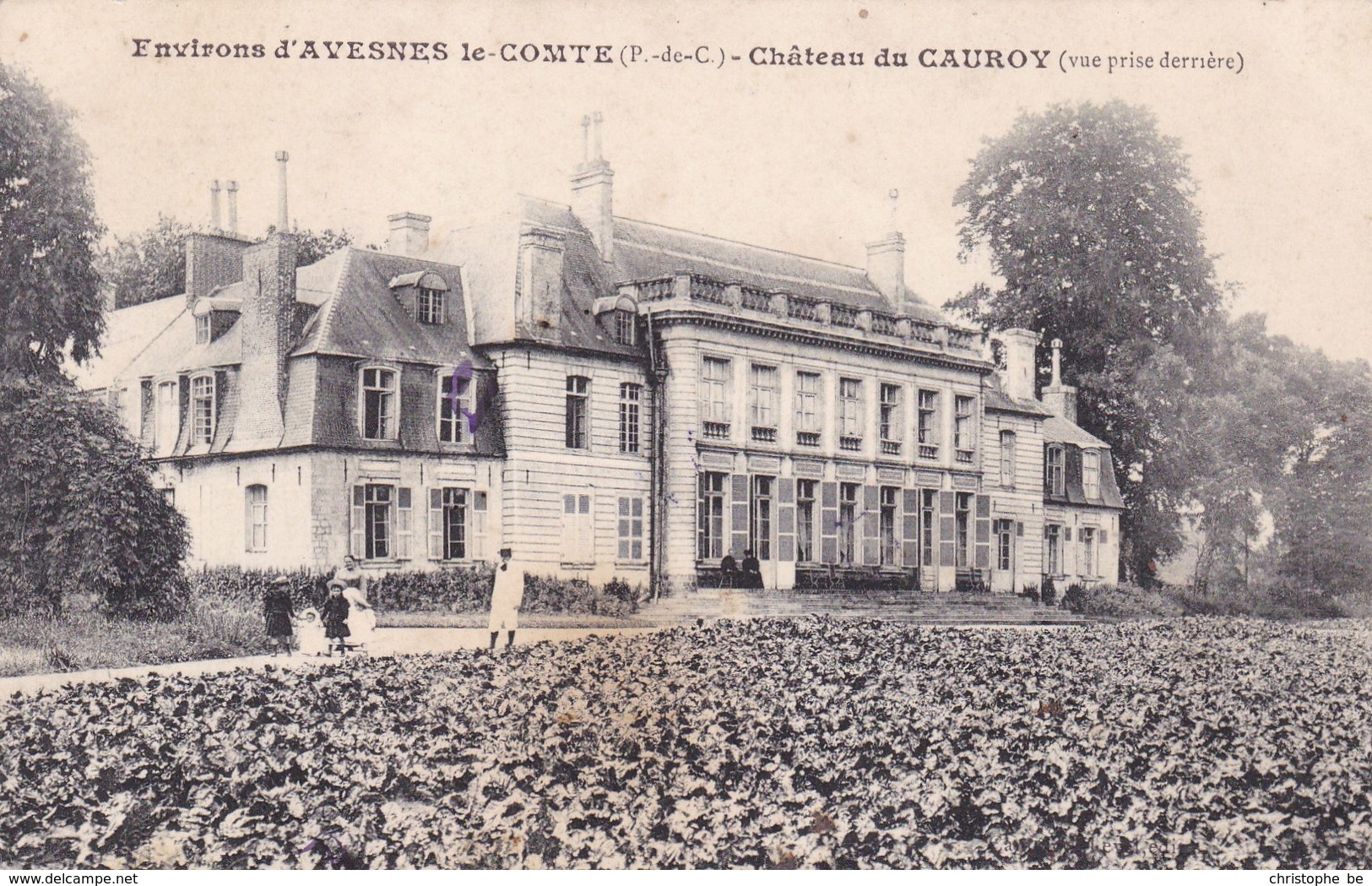 CPA Environs D'Avesnes Le Comte, Château De Caudroy (pk34290) - Avesnes Le Comte
