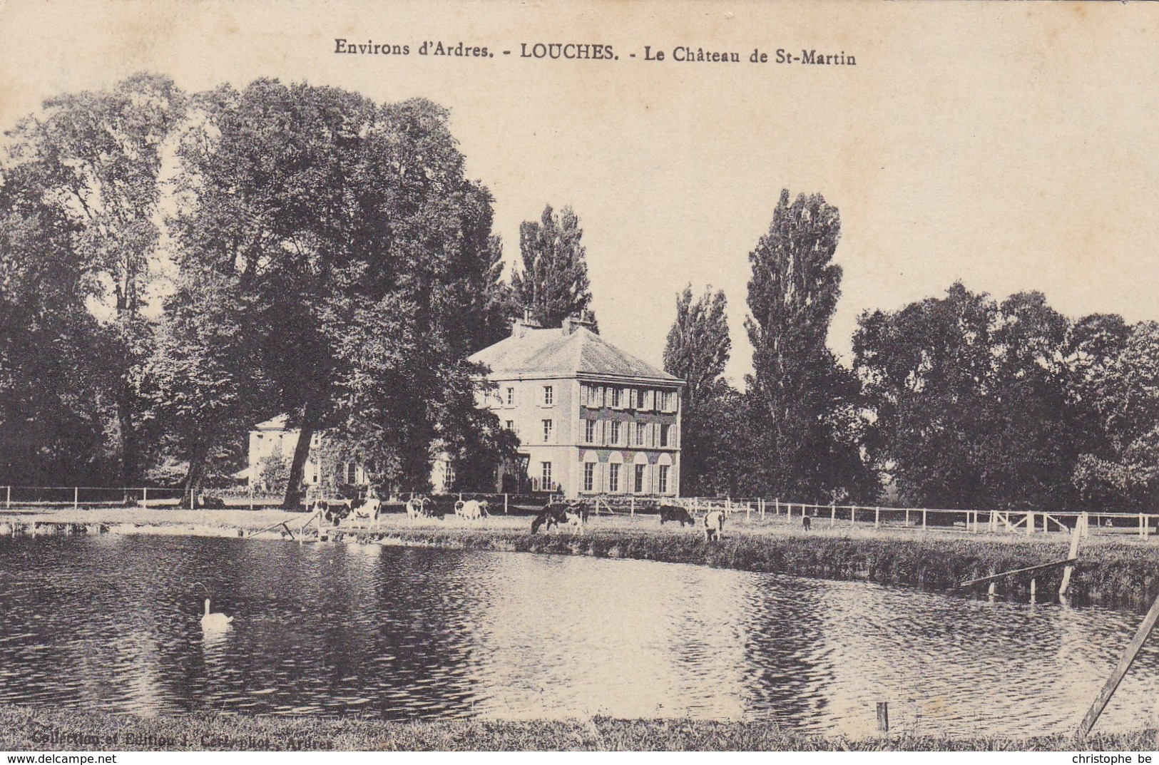 CPA Château De St Martin, Louches, Anvirons D'Ardres (pk34295) - Ardres