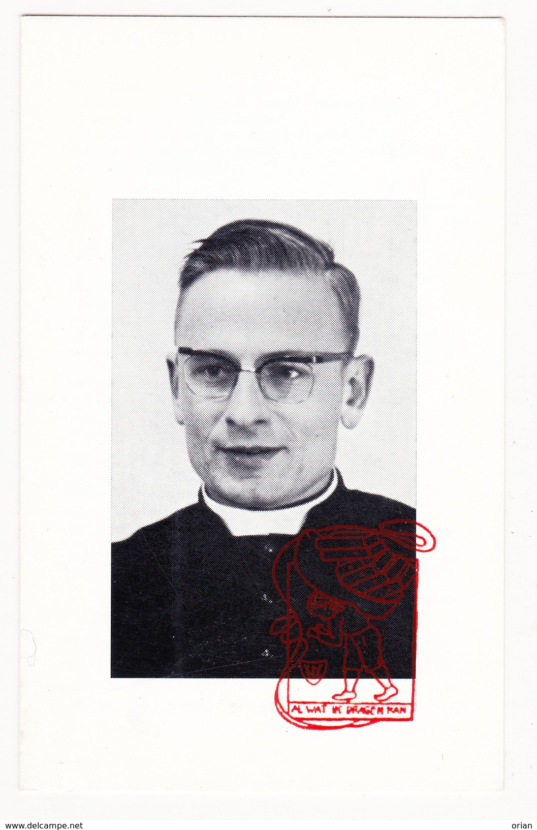 DP Foto EH Pastoor Priester Robert FLORIJN - Zwevegem Wervik Ieper Marke - Imágenes Religiosas