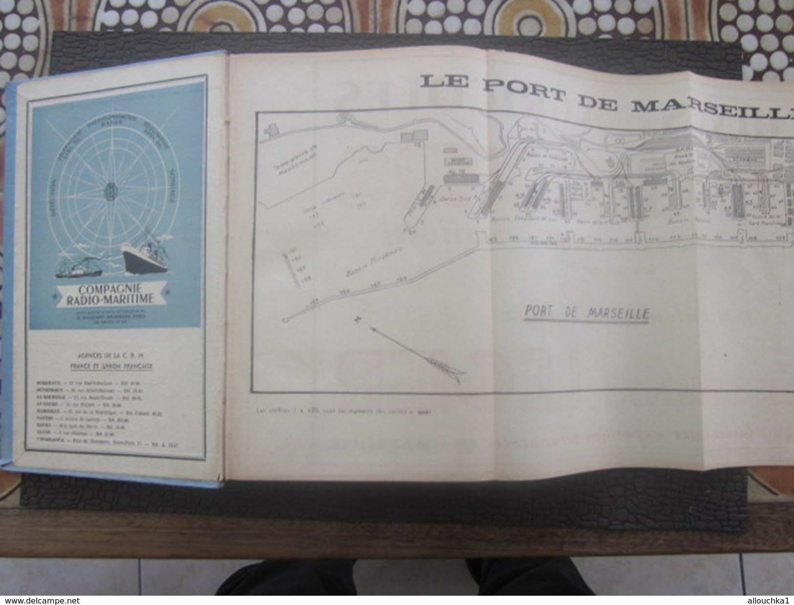 1949 Guide Port Marseille-Méditerranée-Nice-Cannes-Toulon-P.Vendres-Sète-Scaphandrier-Navire-Pub-Cie Maritime-Chemin Fer - Europe