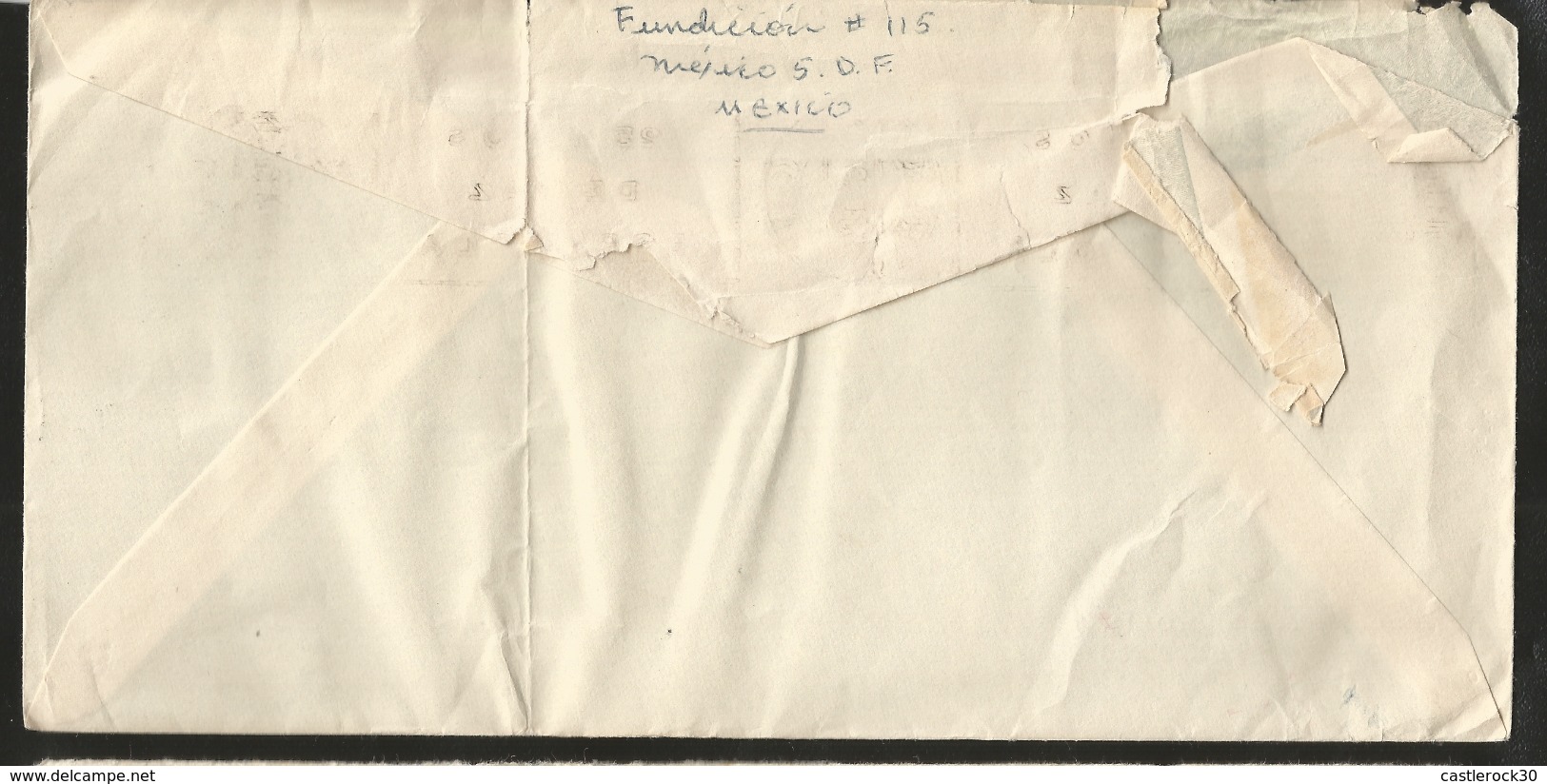 J) 1964 SPAIN, GENERAL FRANCO, WITH SLOGAN CANCELLATION, AIRMAIL, CIRCULATED COVER, FROM SPAIN TO MEXICO - Lettres & Documents