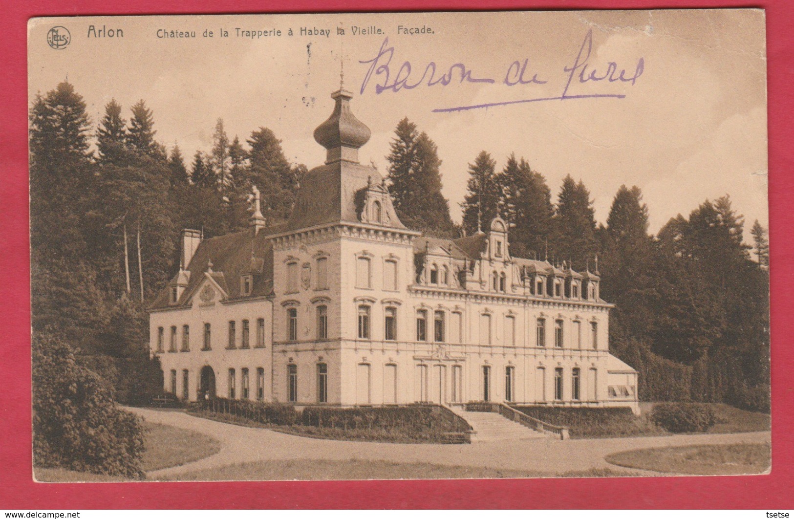 Habay-la-Vieille - Château De La Trapperie - Façade - 1912 ( Voir Verso ) - Habay