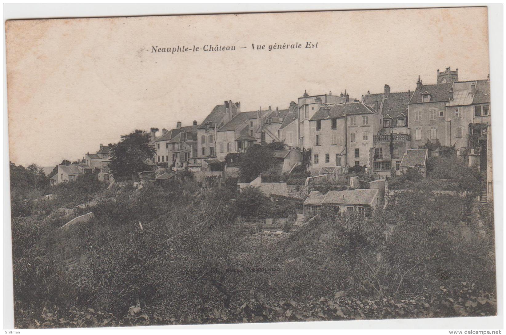 NEAUPHLE LE CHATEAU VUE GENERALE EST 1912 TBE - Neauphle Le Chateau