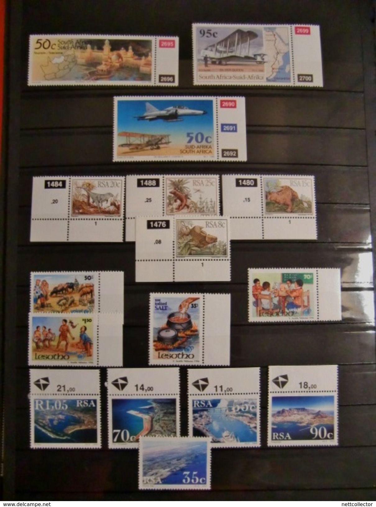 TB COLLECTION OISEAUX / AFRIQUE DU SUD TIMBRES NEUFS** TTB/LUXE