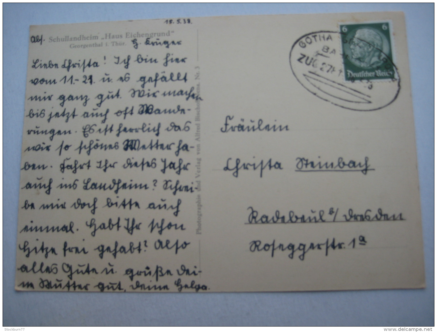GEORGENTHAL , Schullandheim , Schöne Karte Um 1938 - Georgenthal
