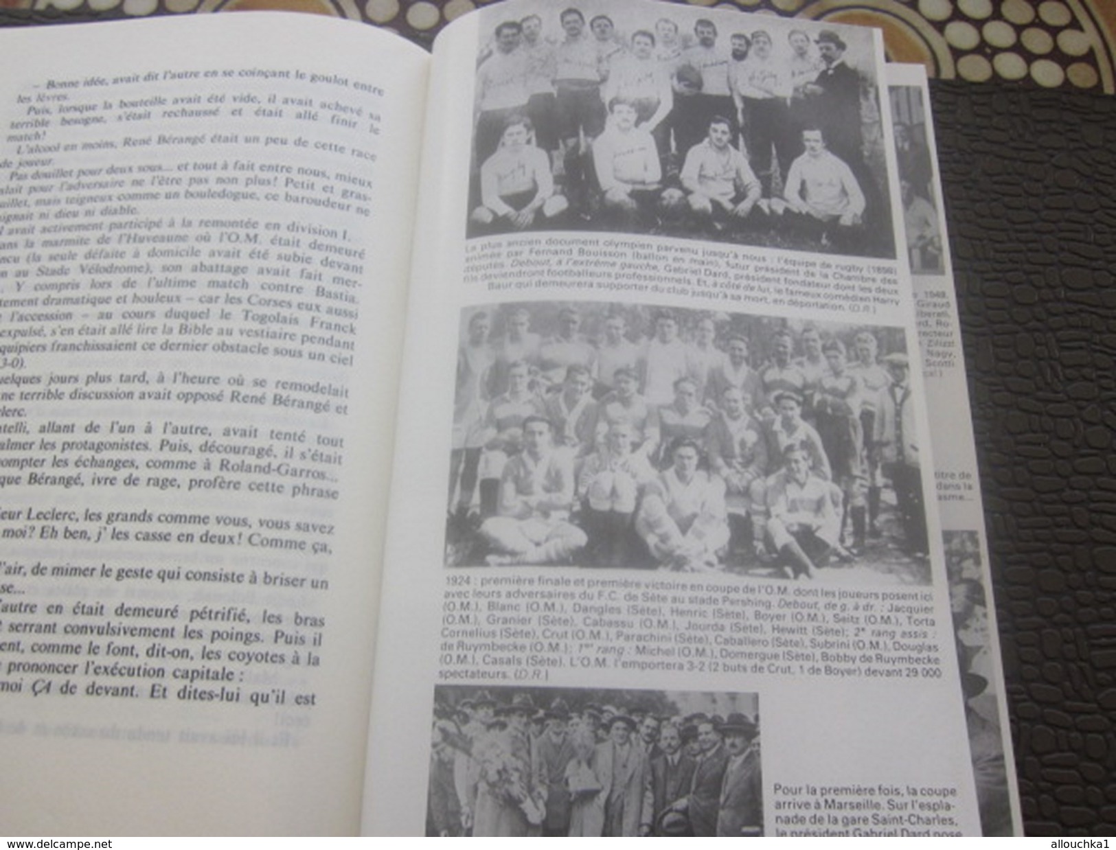 LA GRANDE HISTOIRE DE L'O.M. OLYMPIQUE DE MARSEILLE 1898/84 Sport-Football -Livre R. LAFFONT-PECHERAL-L. GRIMAUD-ZATELLI