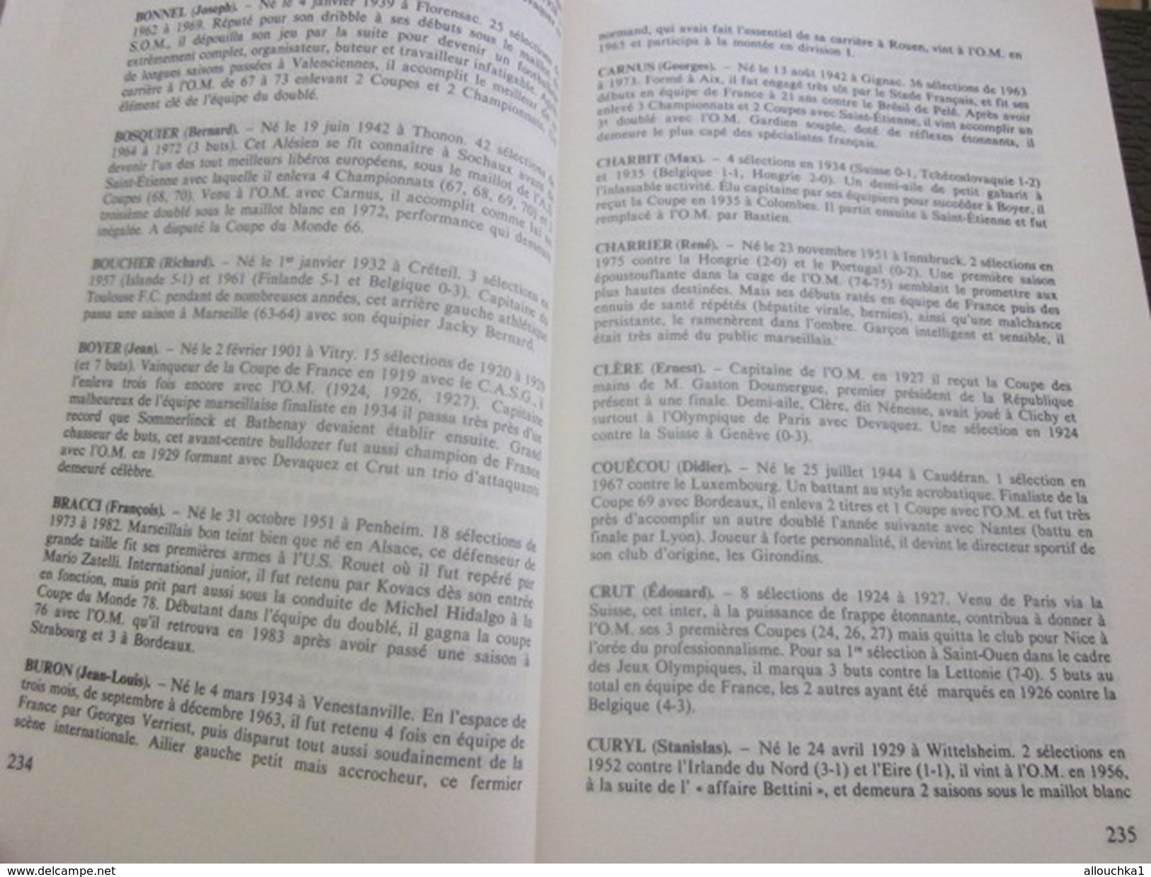 LA GRANDE HISTOIRE DE L'O.M. OLYMPIQUE DE MARSEILLE 1898/84 Sport-Football -Livre R. LAFFONT-PECHERAL-L. GRIMAUD-ZATELLI