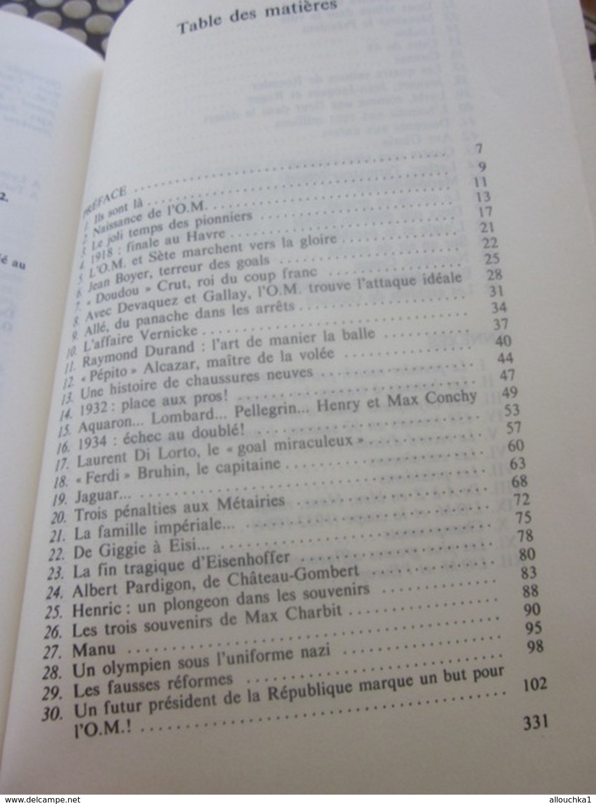 LA GRANDE HISTOIRE DE L'O.M. OLYMPIQUE DE MARSEILLE 1898/84 Sport-Football -Livre R. LAFFONT-PECHERAL-L. GRIMAUD-ZATELLI