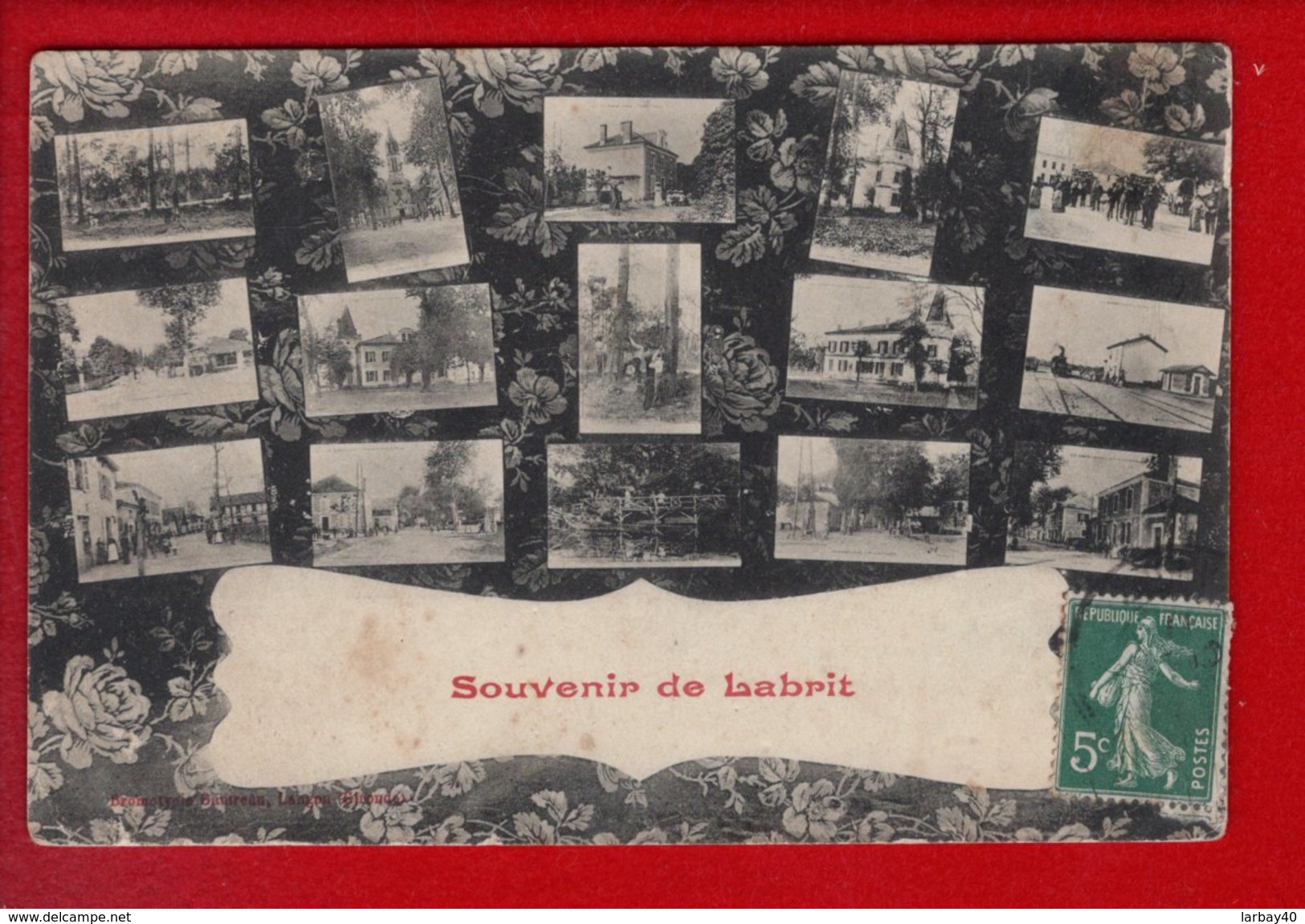1 Cpa Carte Postale Ancienne - (40) Souvenir De Labrit - Labrit