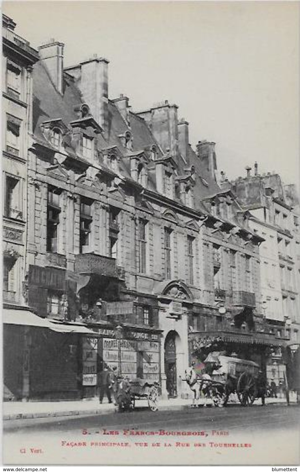 CPA 4e Arrondissement Paris Les Francs Bourgeois école Hôtel Non Circulé éditeur CL A.A - District 04