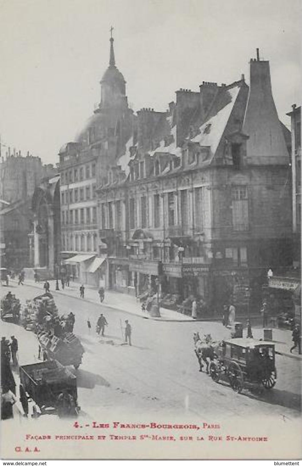 CPA 4e Arrondissement Paris Les Francs Bourgeois école Hôtel Non Circulé éditeur CL A.A - Distretto: 04