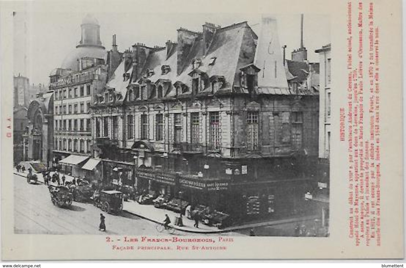 CPA 4e Arrondissement Paris Les Francs Bourgeois école Hôtel Non Circulé éditeur CL A.A - Distrito: 04