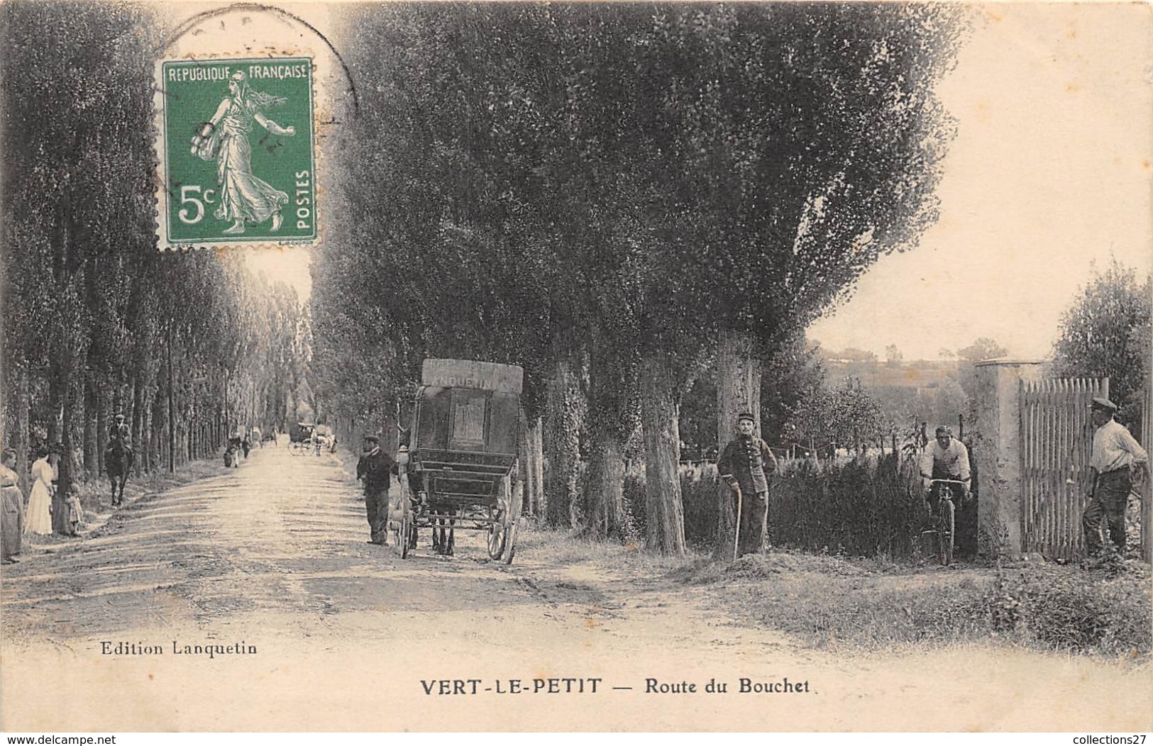 91-VERT-LE-PETIT- ROUTE DU BOUCHET - Vert-le-Petit