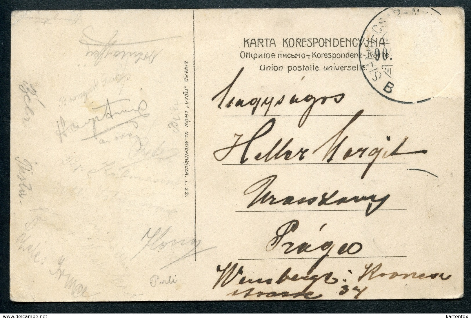 Wegry Hajasd Wolosianka Wielka, Um 1920, Karpatalja, Karpathen, Eisenbahn - Linie, - Ukraine