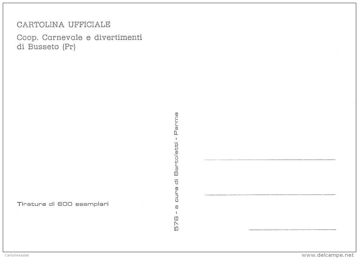 [MD1040] CPM - IN RILIEVO - BUSSETO (PARMA) - IL GRAN CARNEVALE - GRANDIOSI CORSI MASCHERATI - BERTOLETTI - NV 1990 - Parma