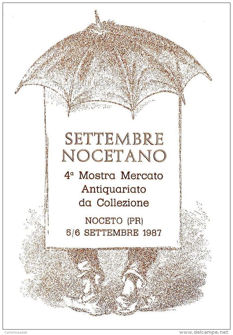 [MD1045] CPM - IN RILIEVO - NOCETO (PARMA) - SETTEMBRE NOCETANO - 4° MOSTRA MERCATO DA COLLEZIONE - BERTOLETTI - NV 1987 - Parma