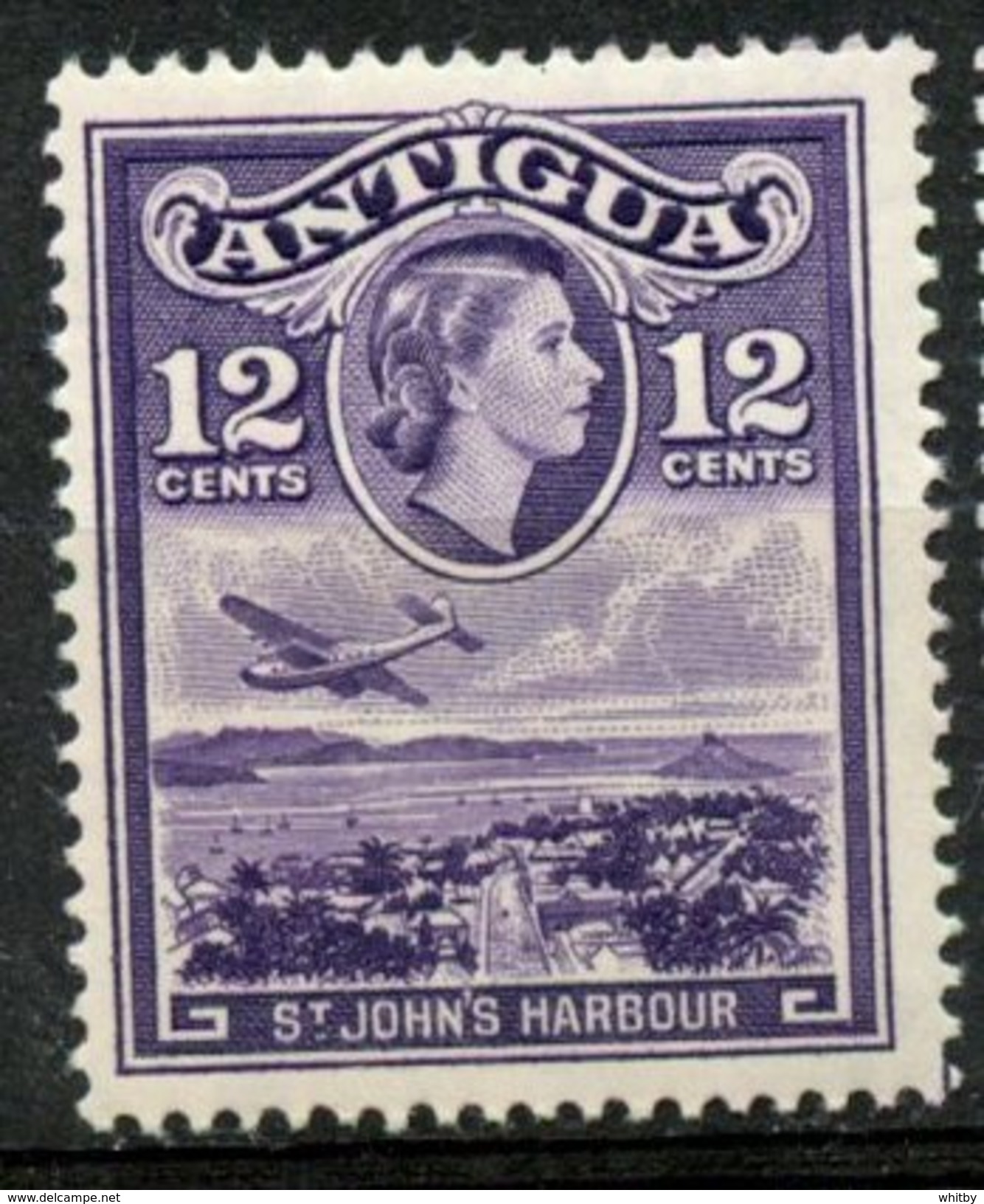 Antigua 1953 12p St John's Harbour Issue #115  MH - 1858-1960 Crown Colony