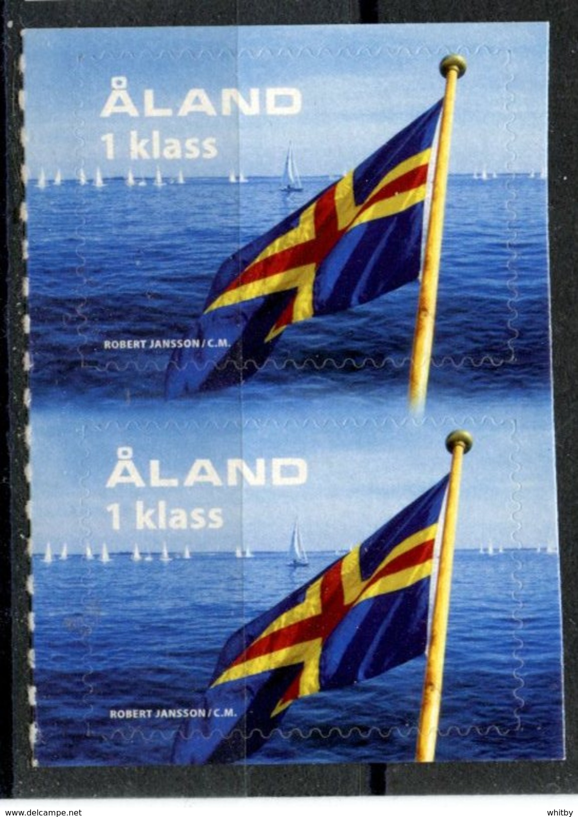 Aland 2004 1K Flag Issue #222  MNH  Pair - Aland