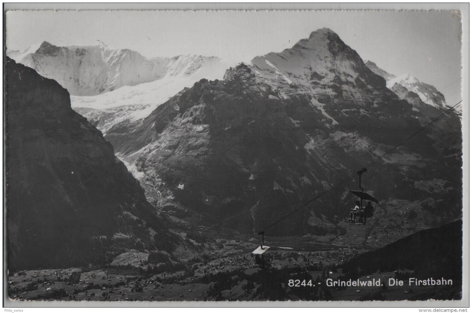 Grindelwald - Die Firstbahn - Animee - Photo: Societe Graphique No. 8244 - Grindelwald