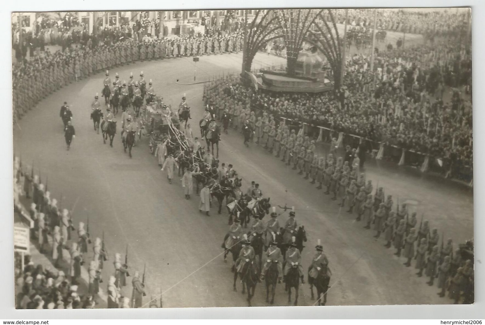 Pays Bas - Zuid Holland - Den Haag Gravenhage Carte Photo " Gompers " Fotopersbureau Défilé Princier - Den Haag ('s-Gravenhage)