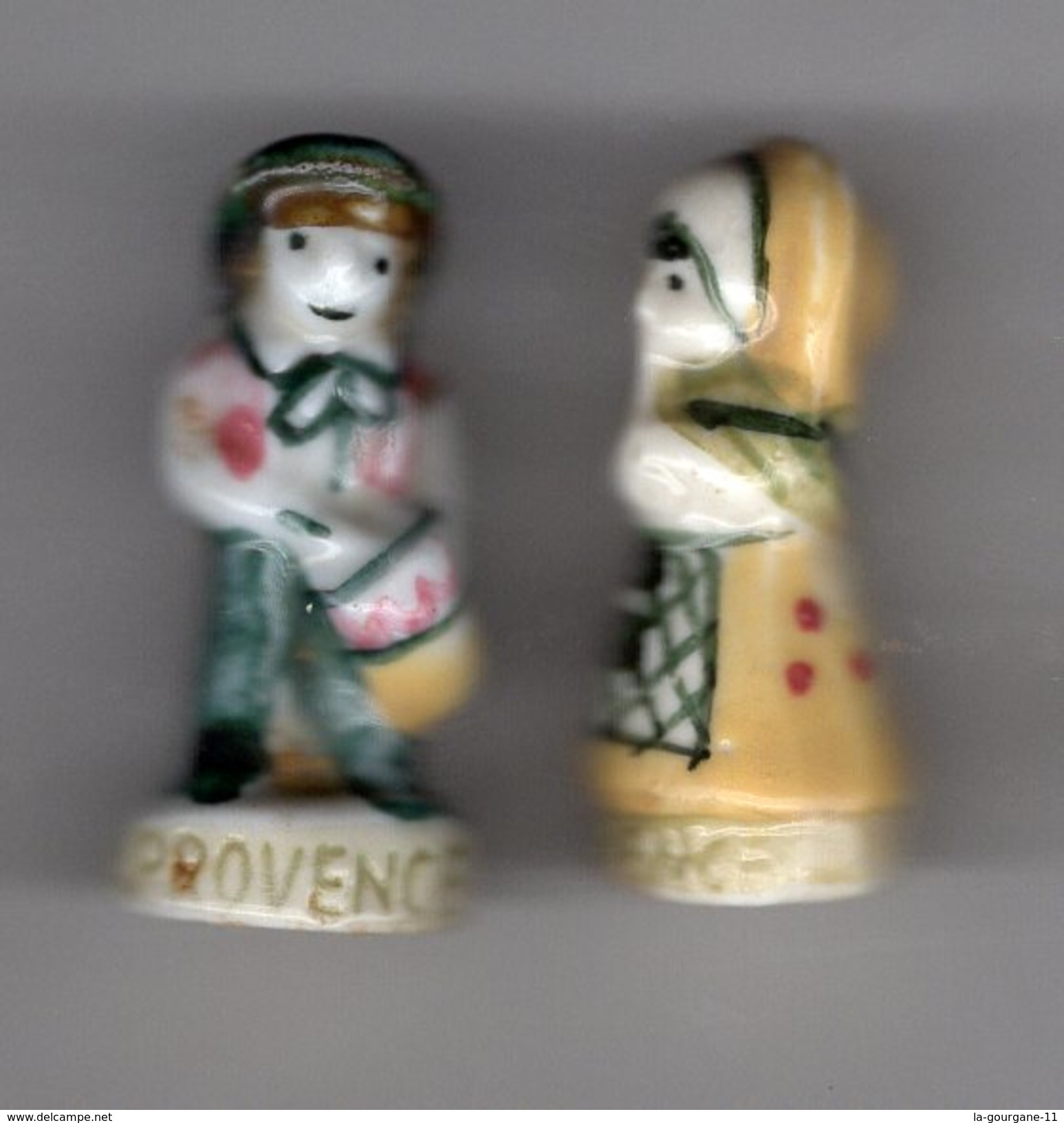 Fèves Duo LES PROVINCES DE FRANCE 1993 - Couple De PROVENCE - Région