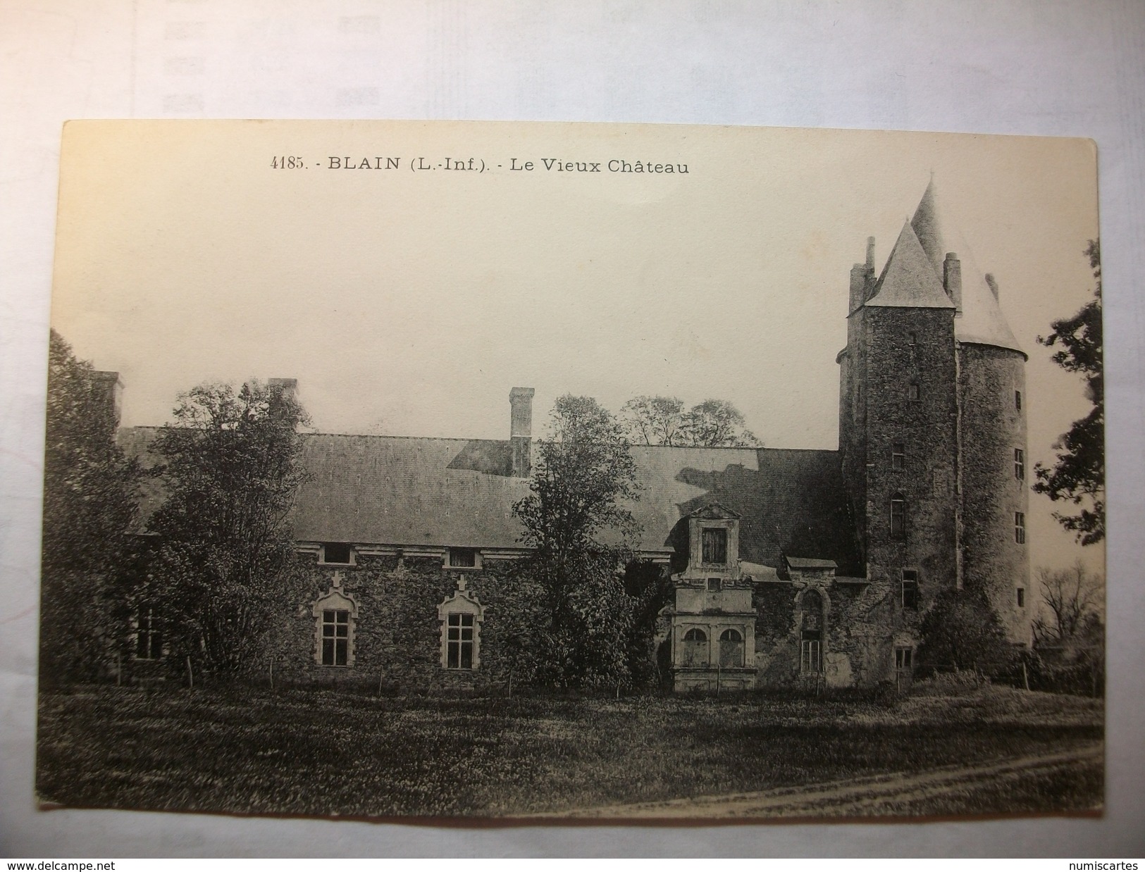 Carte Postale Blain (44) Le Vieux Chateau (CPA  Circulée 1916 ) - Blain