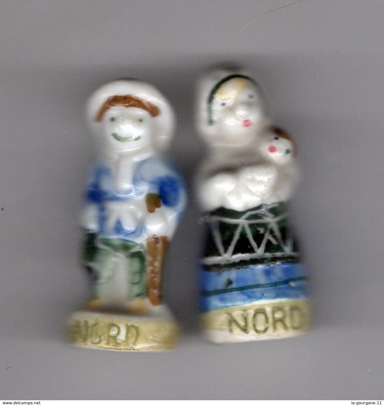 Fèves Duo LES PROVINCES DE FRANCE 1993 - Couple Du NORD - Région