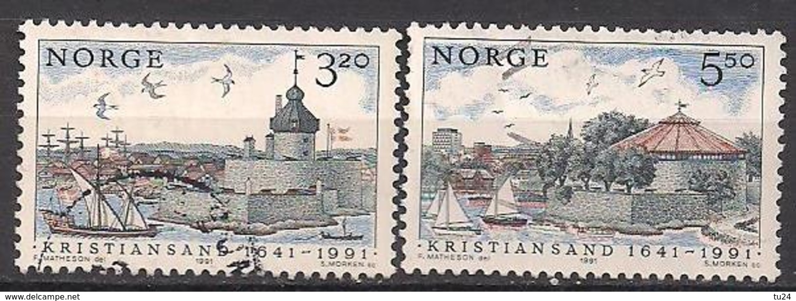 Norwegen  (1991)  Mi.Nr.  1064 + 1065  Gest. / Used  (4ff08) - Usati