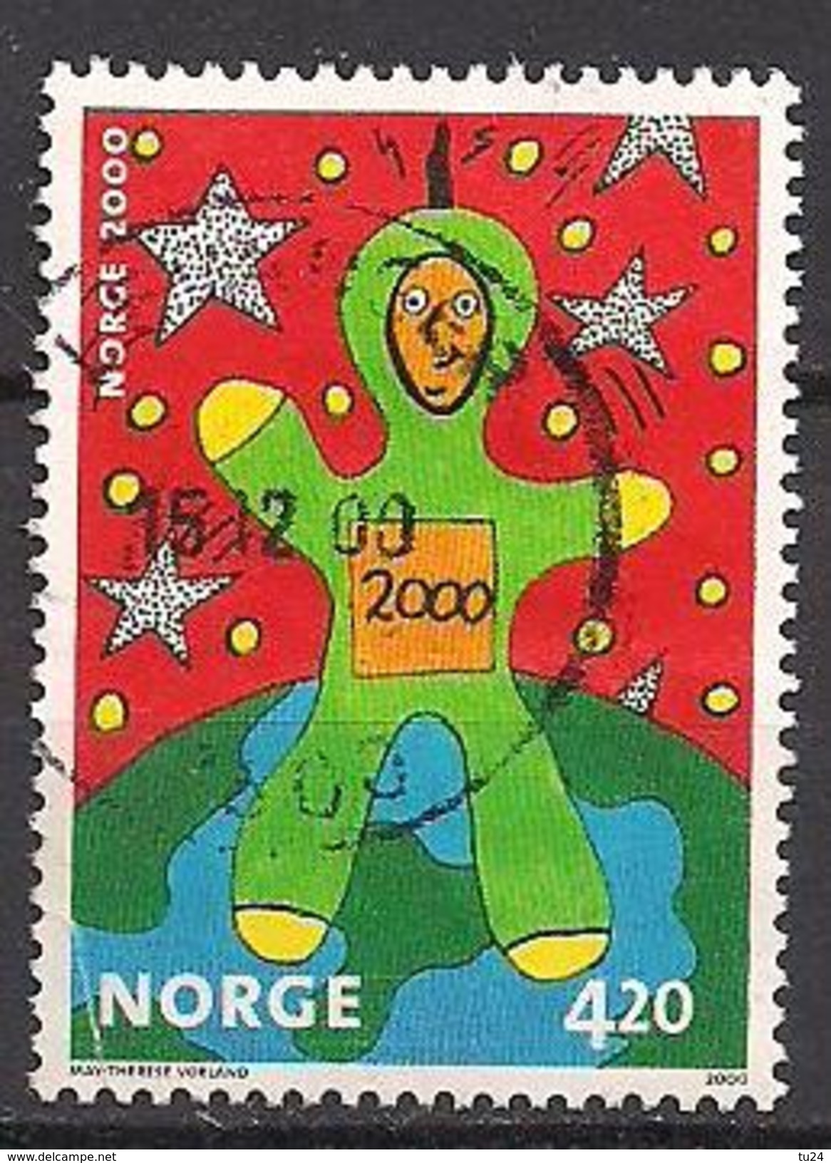 Norwegen  (2000)  Mi.Nr.  1357  Gest. / Used  (4ff10) - Gebraucht