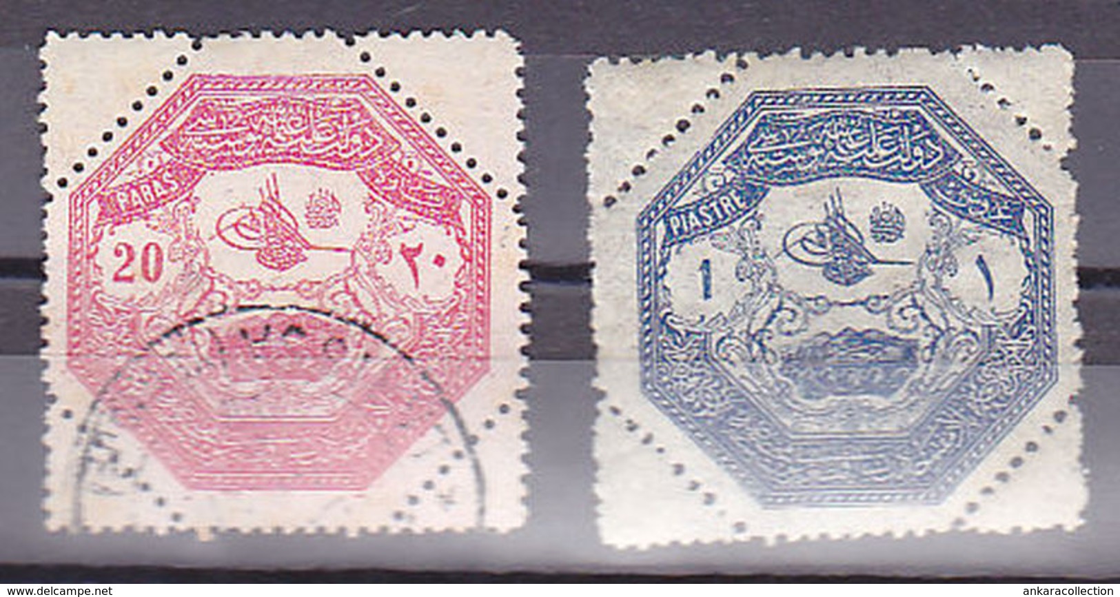 AC - TURKEY STAMPS  - POSTAGE STAMPS FOR THE ARMY IN THESSALY 1 & 20 PARA 21 APROL 1898 - Neufs