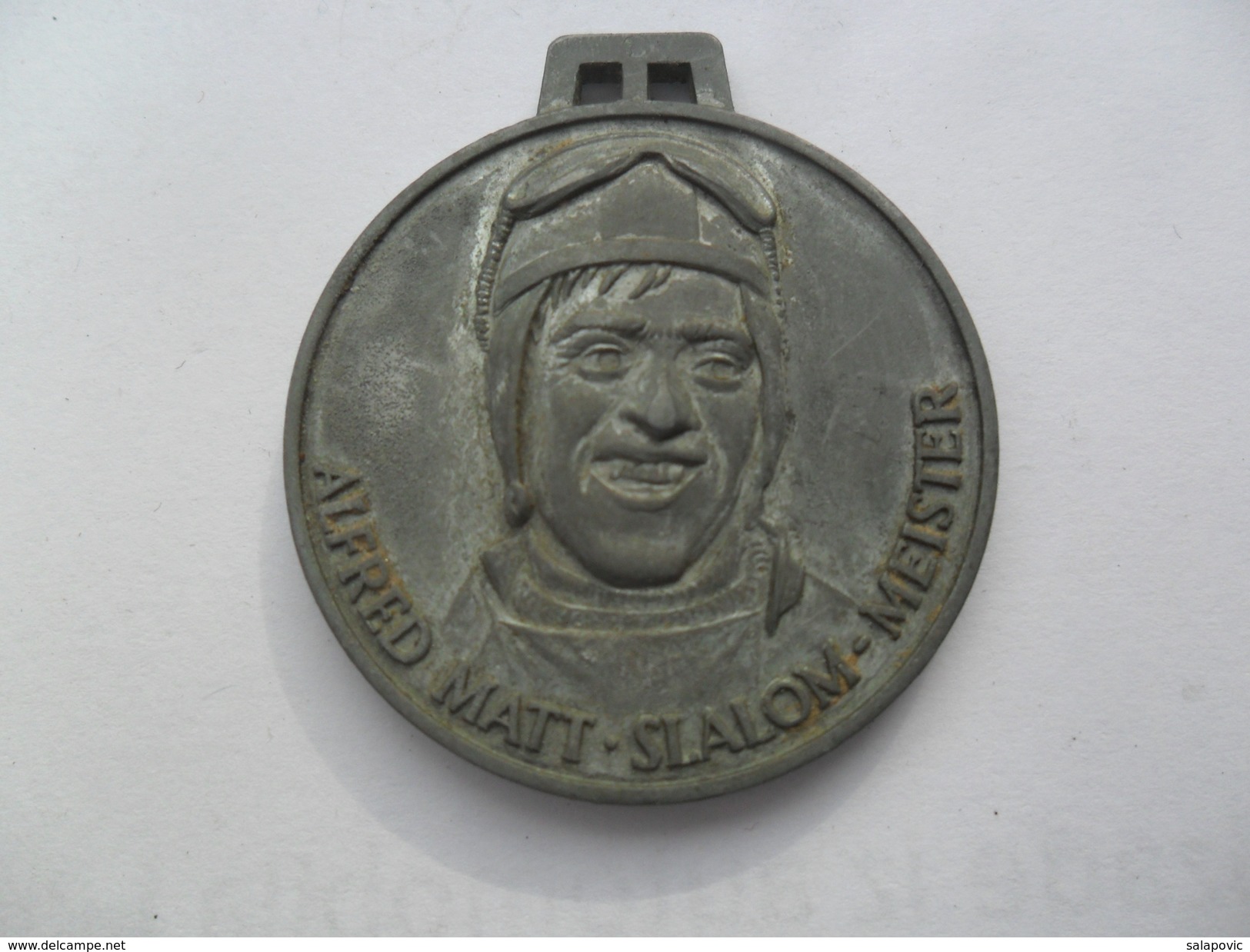 MEDAL SKI SKIING ALFRED MATT SLALOM MEISTER  PLIM - Wintersport