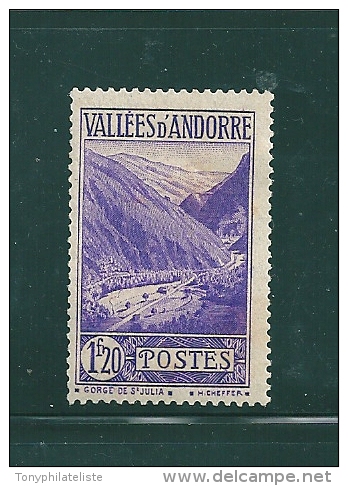 Andorre N°76  Neuf ** Sans Charnière - Neufs