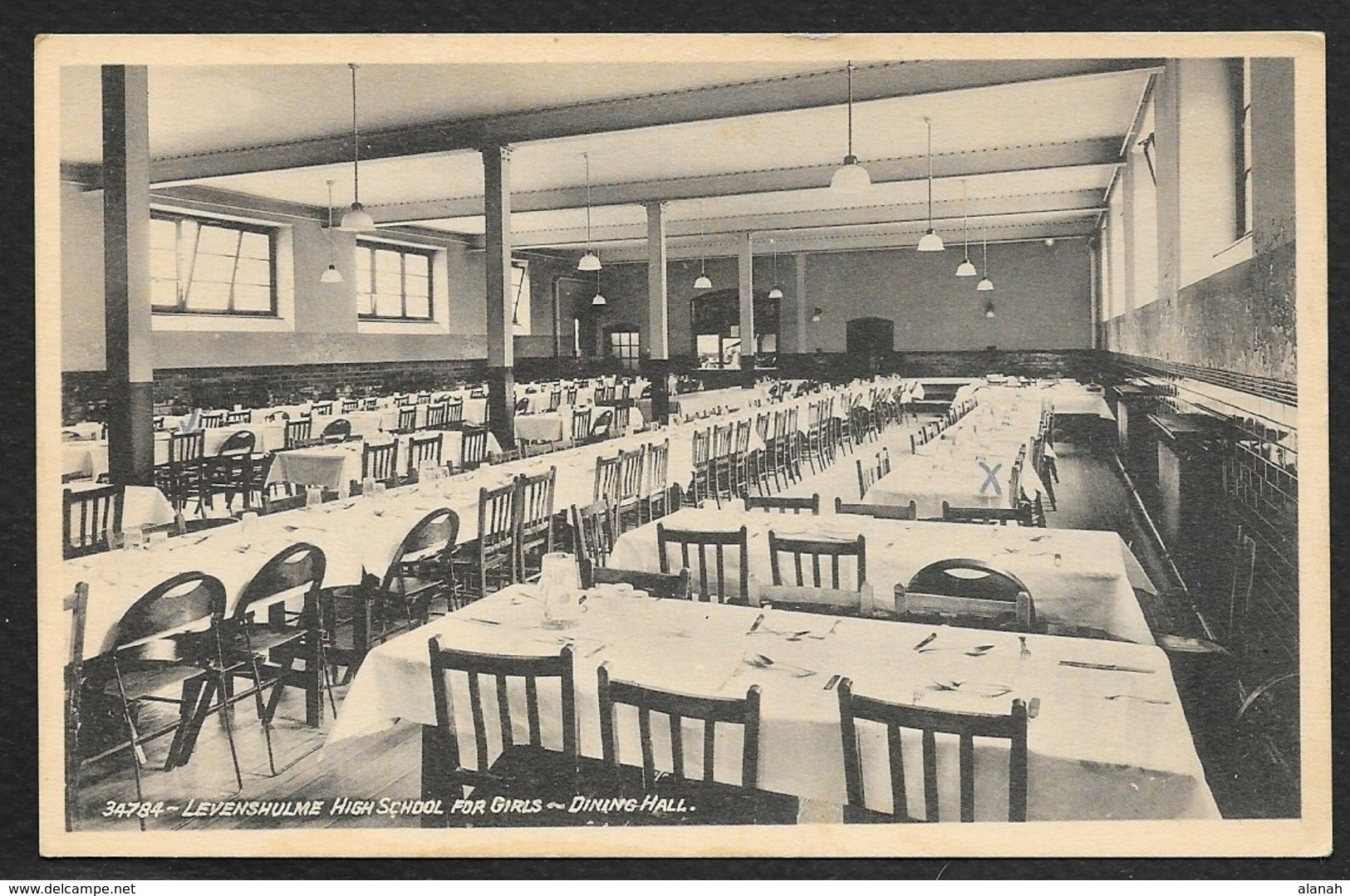 LEVENSHULME Rare High School For Girls Dining Hall (Marshall Keene & Co) Angleterre - Autres & Non Classés