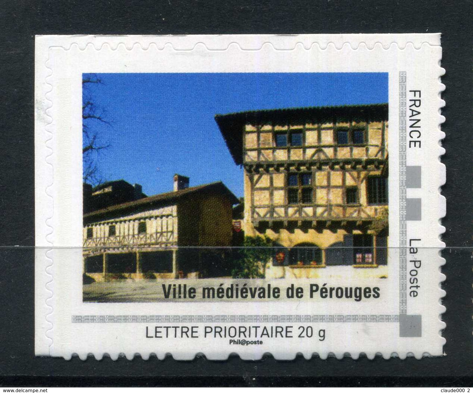 Ville Médiévale De PEROUGES Adhésif Neuf ** . Collector " RHONE - ALPES "  2009 - Collectors