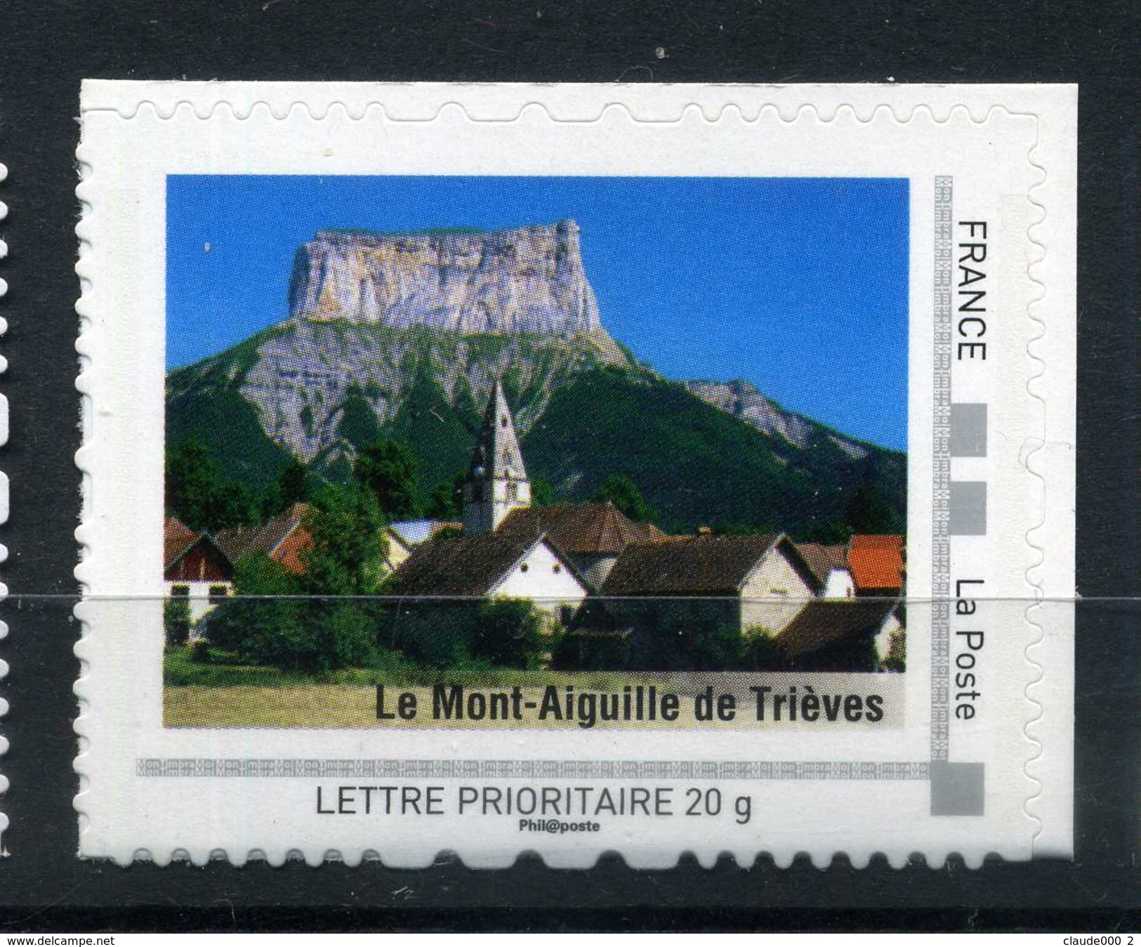 Le Mont Aiguille De TRIEVES Adhésif Neuf ** . Collector " RHONE - ALPES "  2009 - Collectors