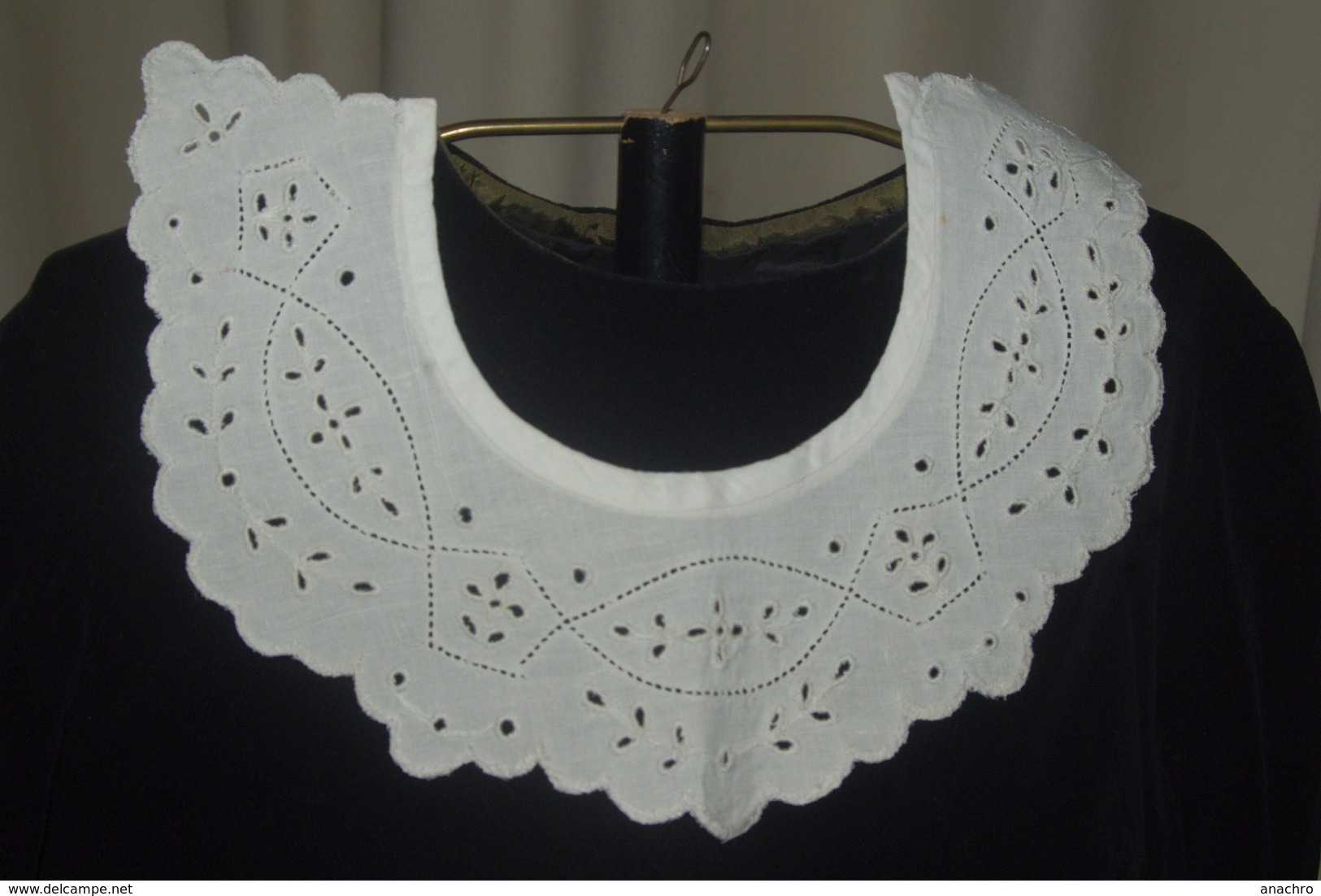 COL DENTELLE Anglaise PLASTRON - 1900-1940