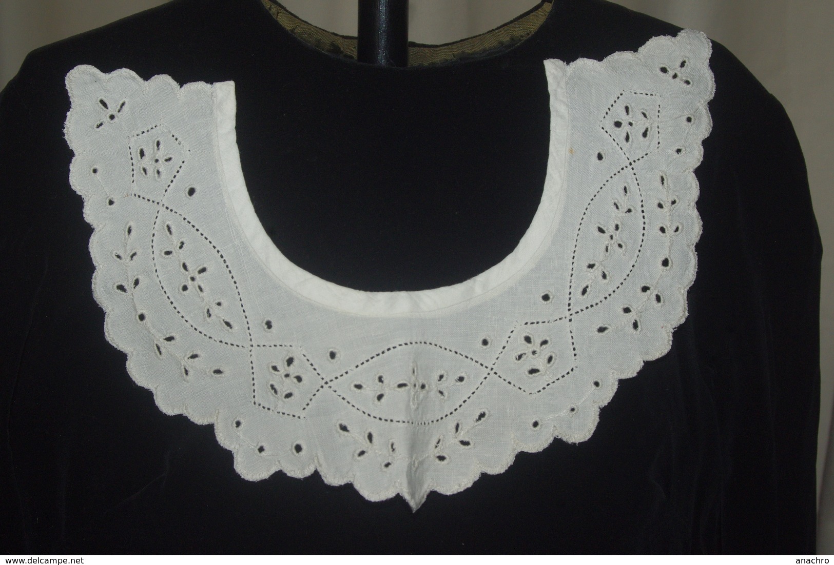 COL DENTELLE Anglaise PLASTRON - 1900-1940