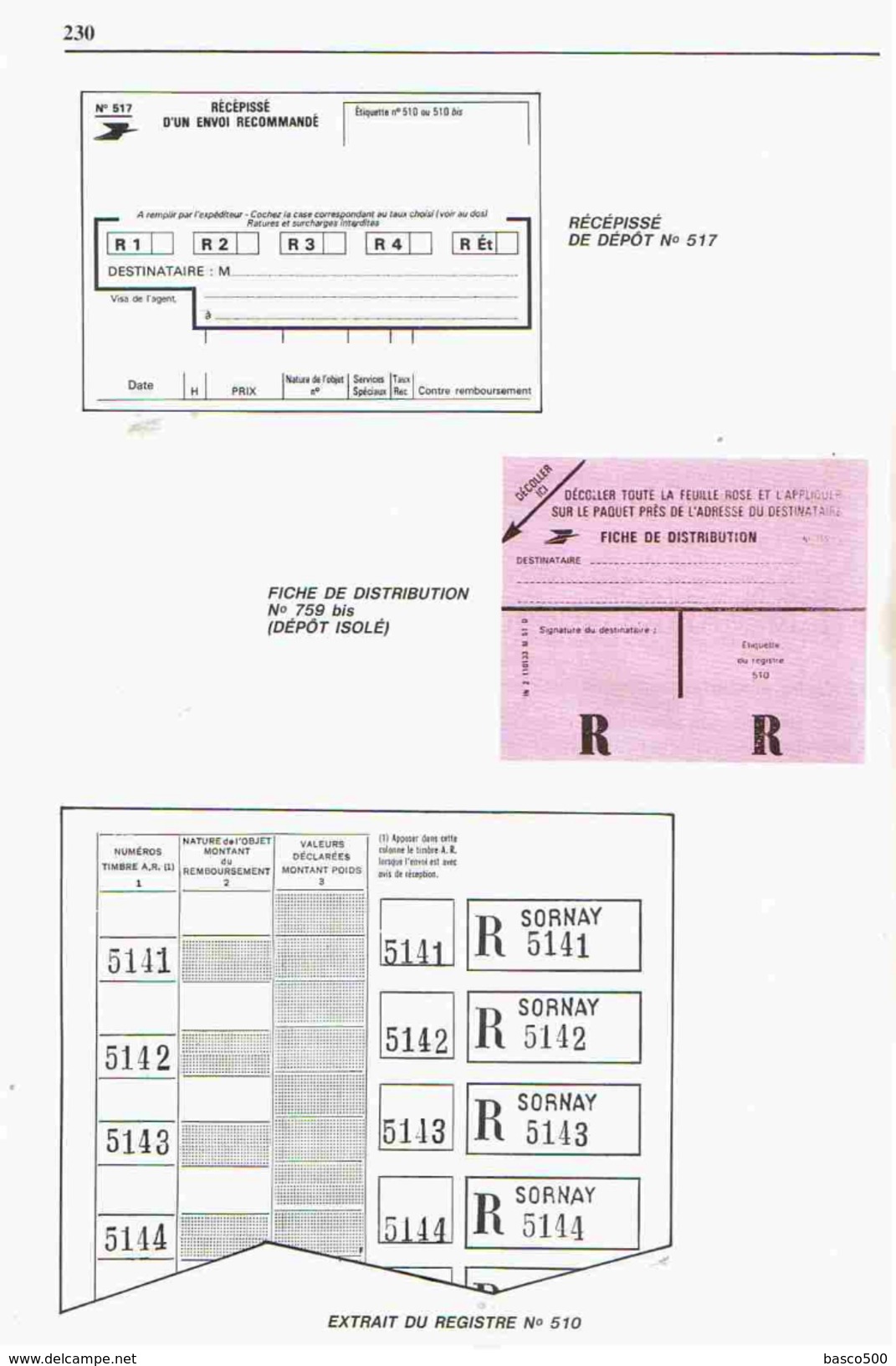 1982 DG POSTES Rare Manuel ENSEIGNEMENT PRO SERVICE POSTAL Illustré