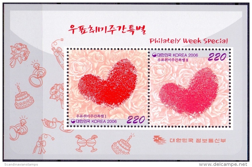 Zuid Korea 2006 BL Philately Week PF-MNH - Corée Du Sud