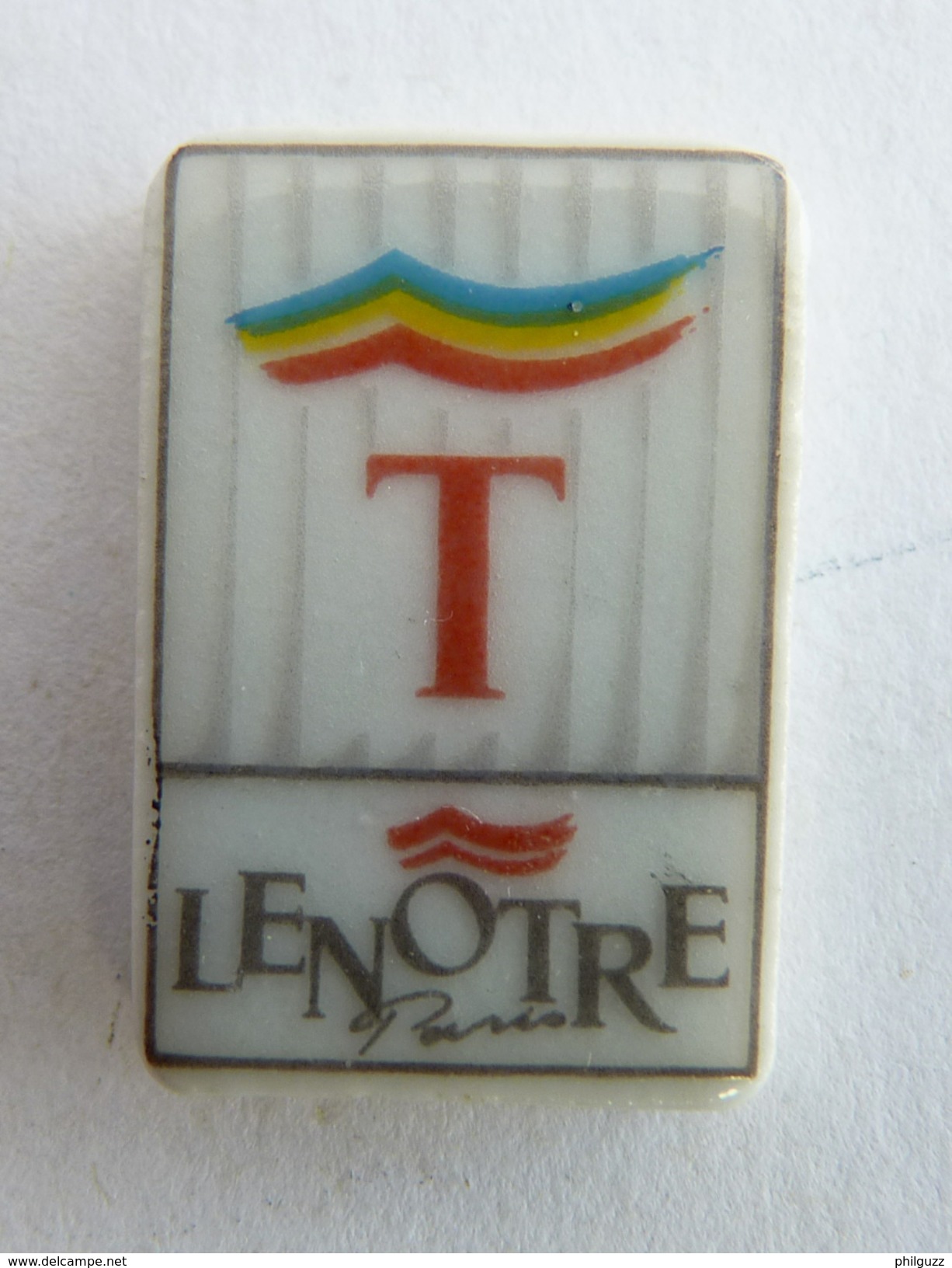 FEVE PUBLICITAIRE PERSO - LENÖTRE 1991 LETTRE T (1) - Anciennes
