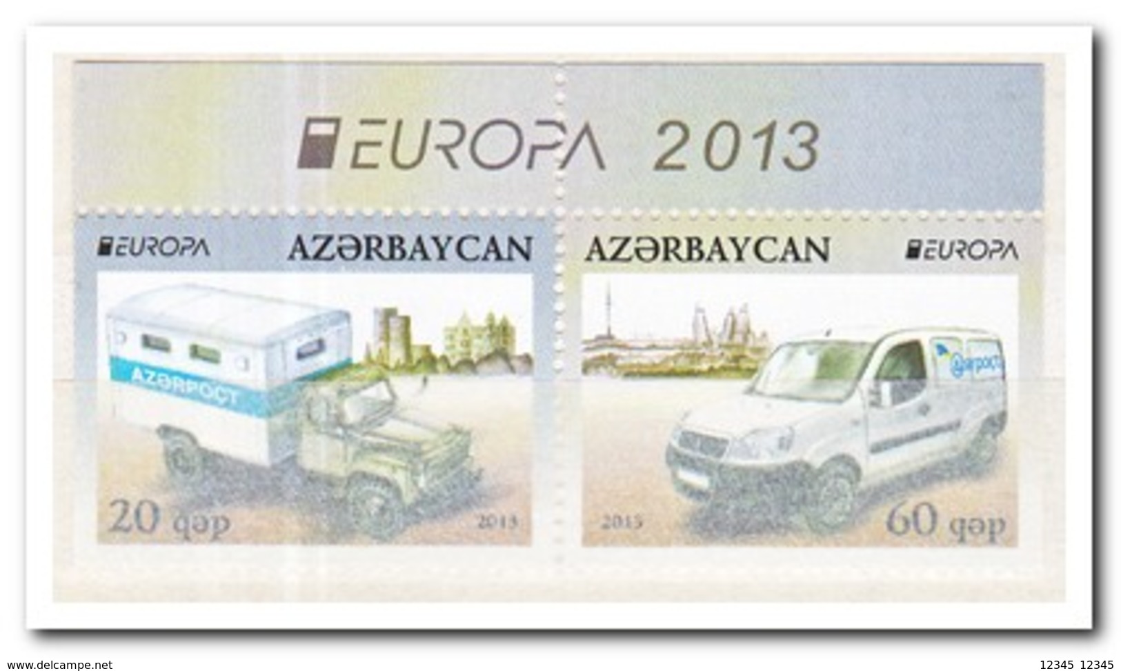 Azerbeidzjan 2013, Postfris MNH, Europa-cept, Transport, Booklet - Azerbeidzjan