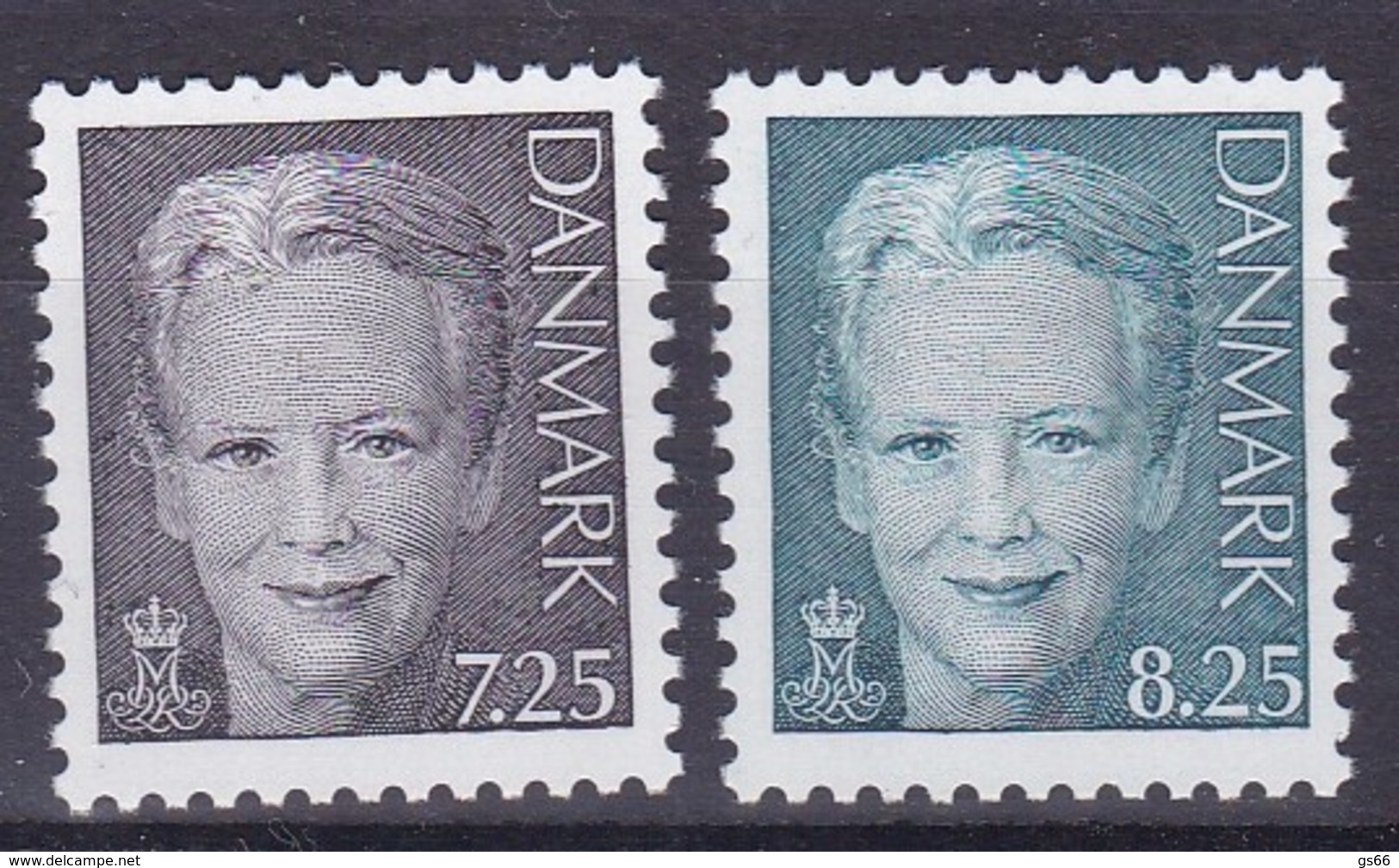 Dänemark, 2006, 1450/1, Freimarken: Königin Margrethe II.  MNH **, - Neufs