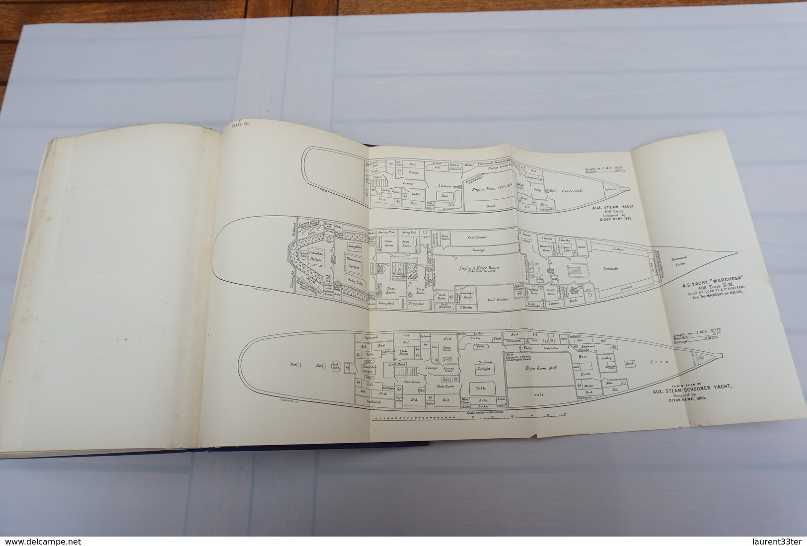 Rare livre Yacht Architecture DIXON KEMP 1885 Horace COX