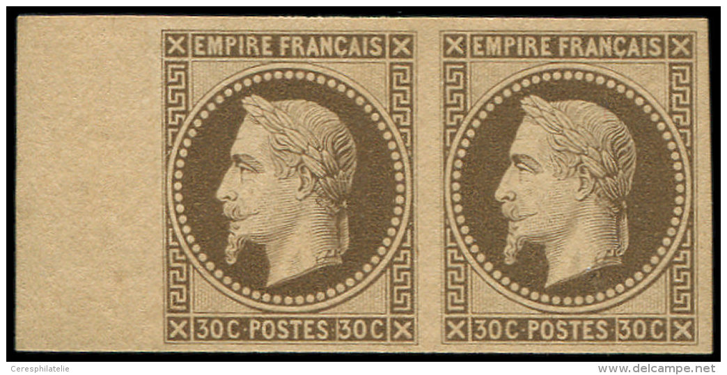 R30c  30c. Brun, ROTHSCHILD, PAIRE Bdf, TB - Other & Unclassified